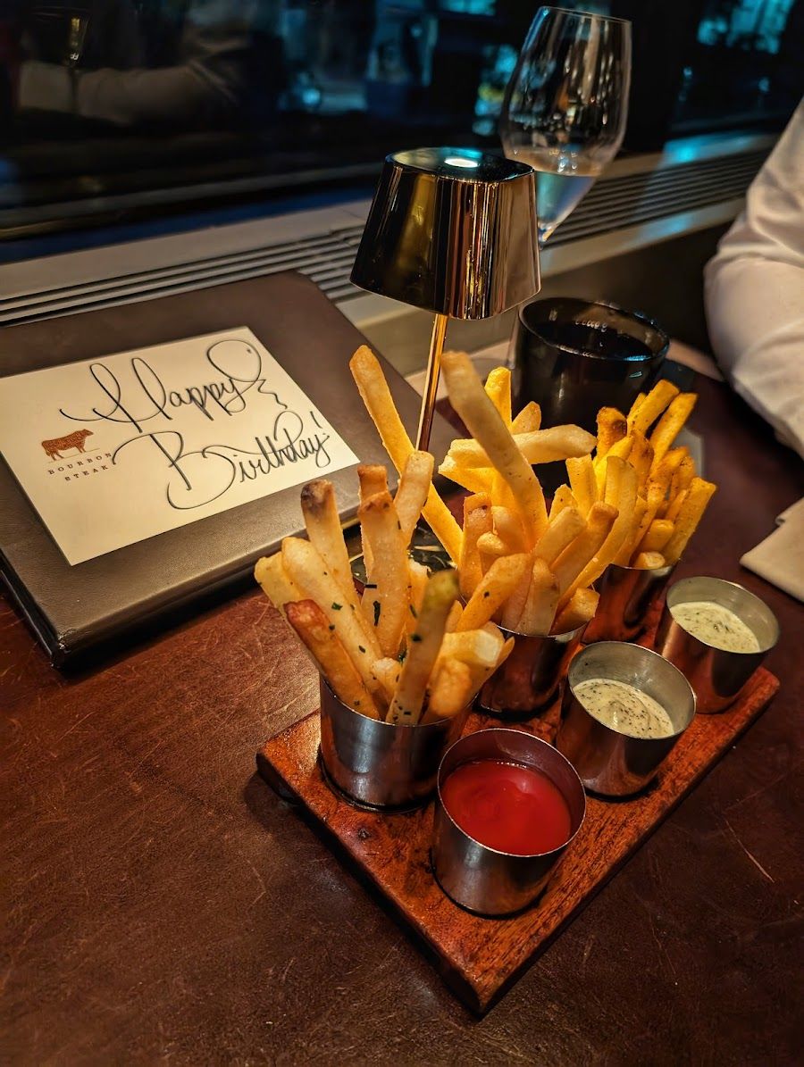 Bourbon Steak Bar cocktail at the bar