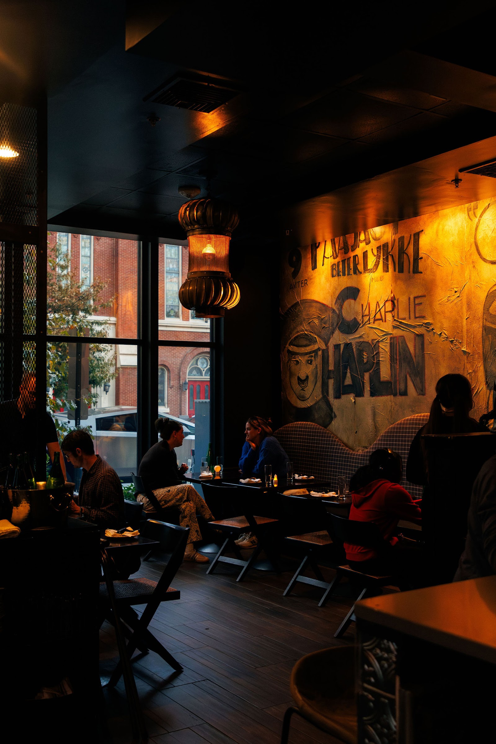 Chaplin's silent-film themed ramen and cocktail bar in Shaw, Washington DC