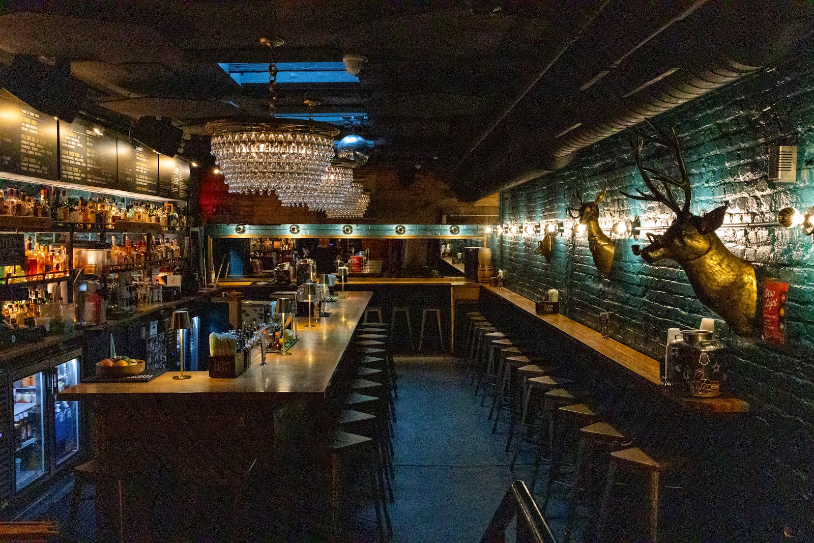 Chicken and Whiskey speakeasy bar behind the freezer door at 1738 14th Street NW, Washington DC