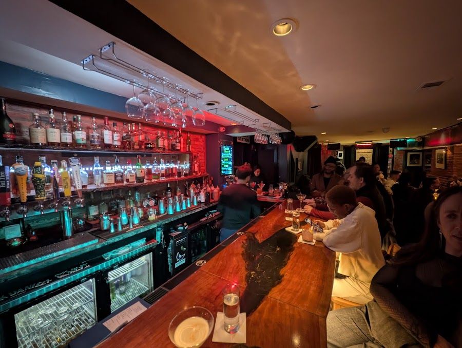 JoJo Restaurant & Bar cocktail at the bar