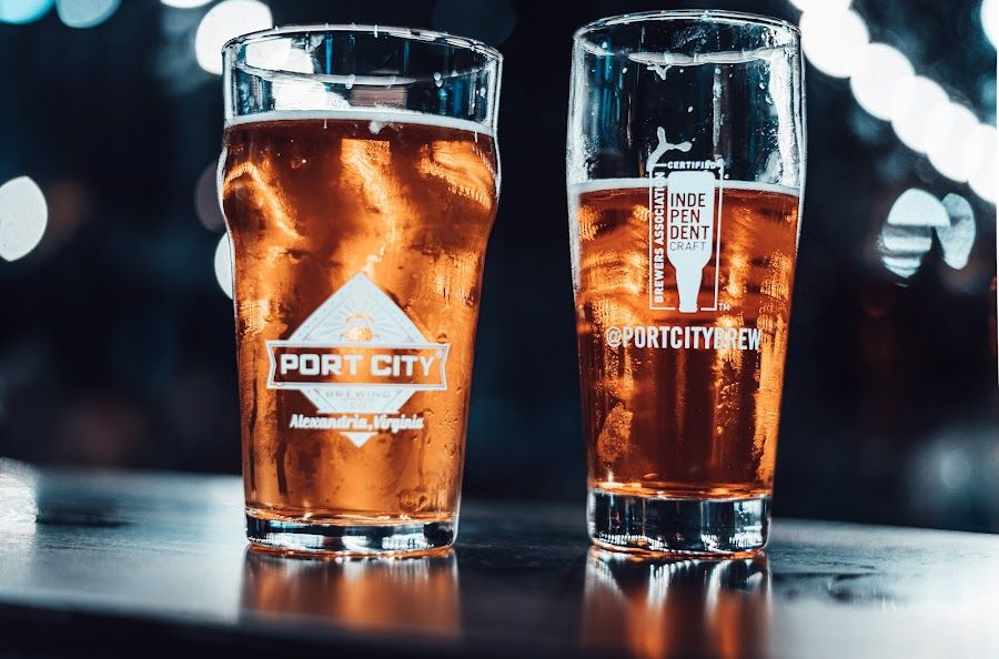 Port City Brewing Tap Room cocktail at the bar