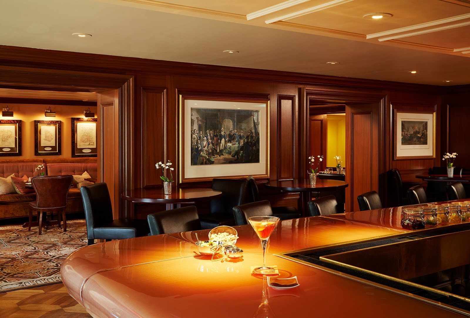 Quill at The Jefferson Hotel Washington DC bar interior