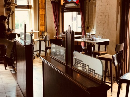 Cafe Saint-Ex interior, Washington DC 14th Street Corridor