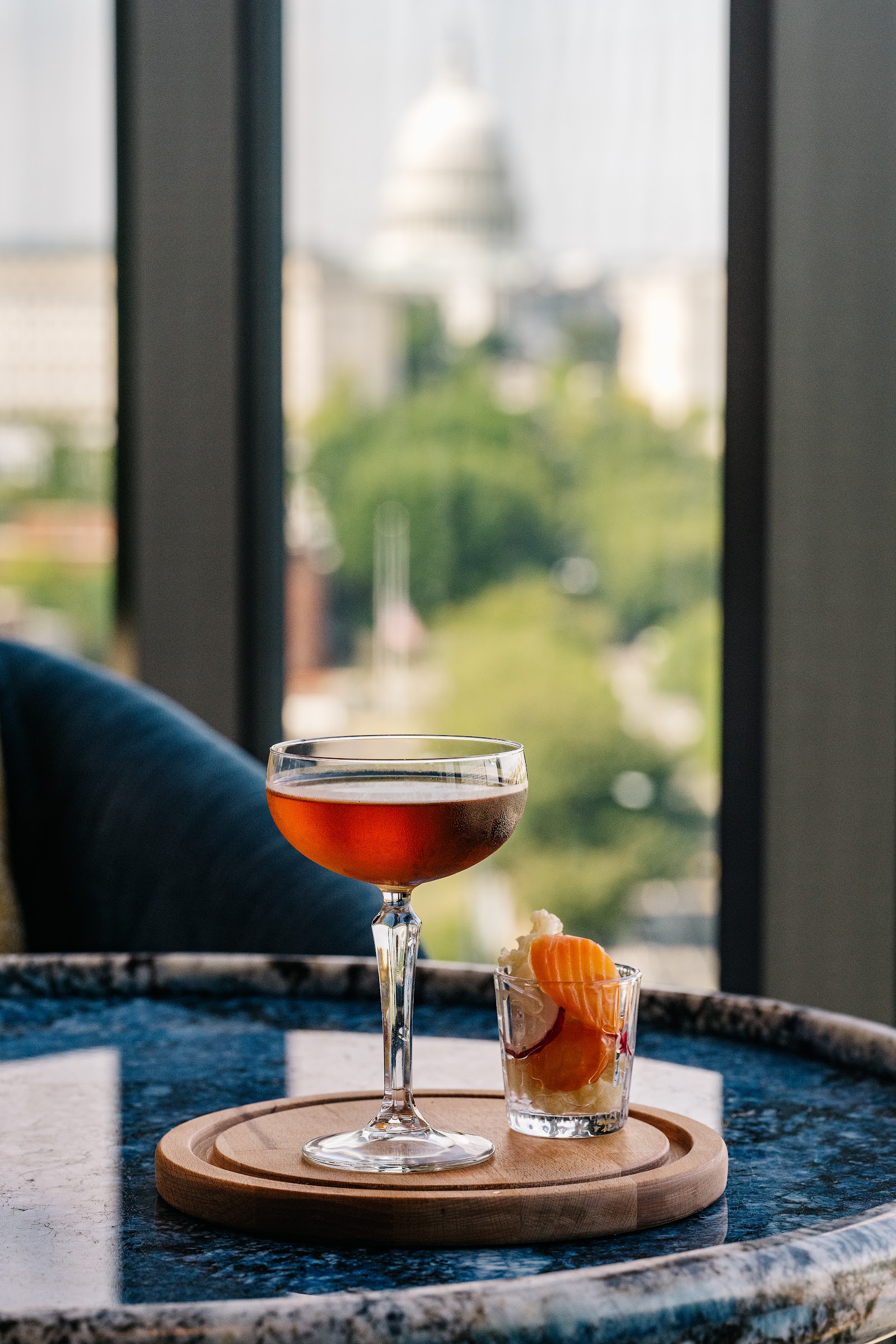 Smoke and Mirrors rooftop bar atop the AC Hotel, Navy Yard Washington DC