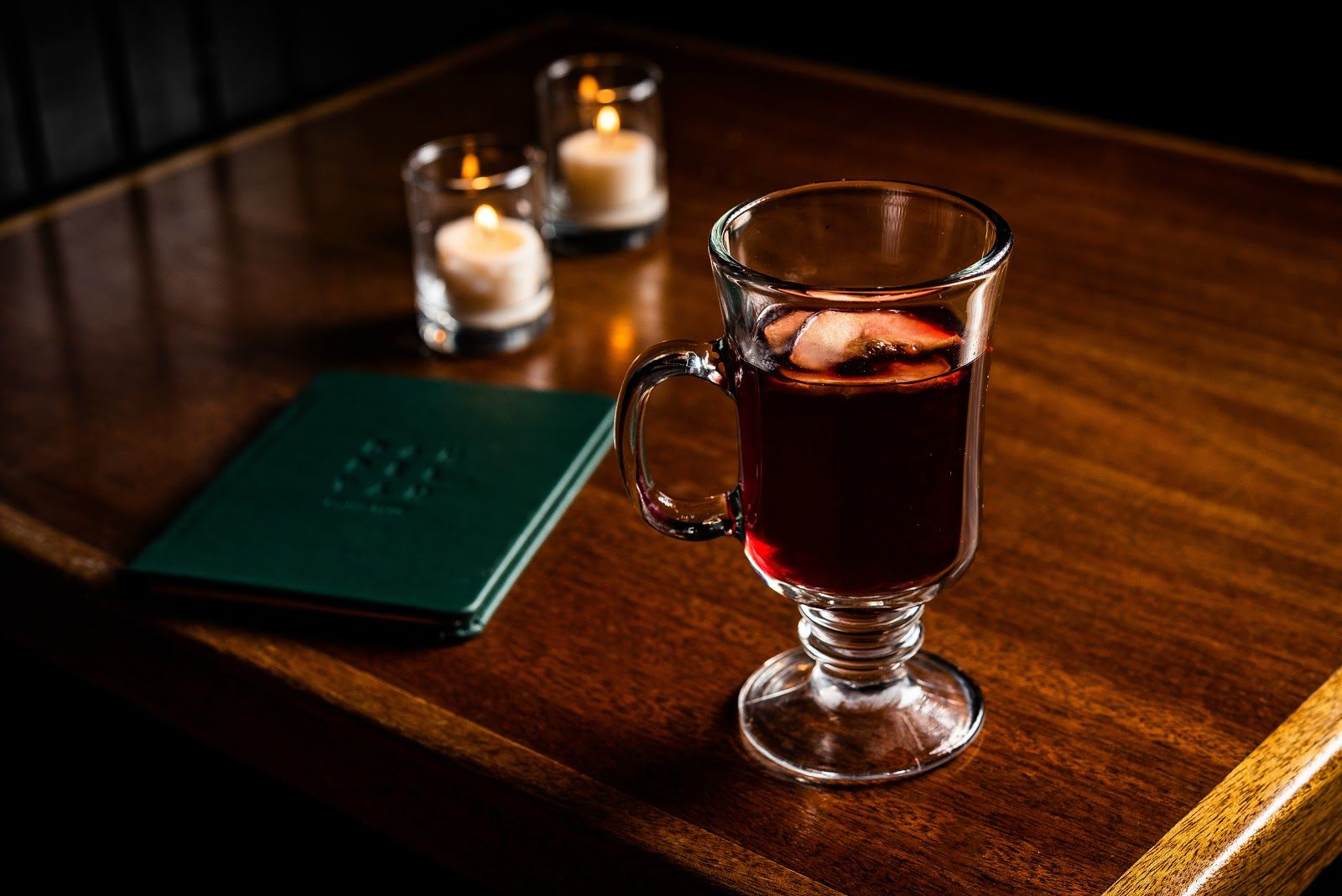 Dark cocktail bar interior, The Gibson DC