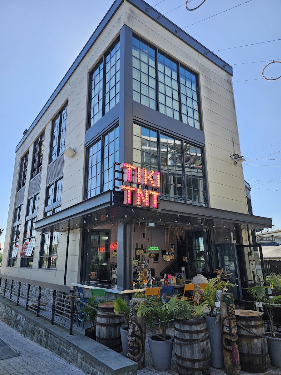 Waterfront tiki bar at The Wharf in Washington DC