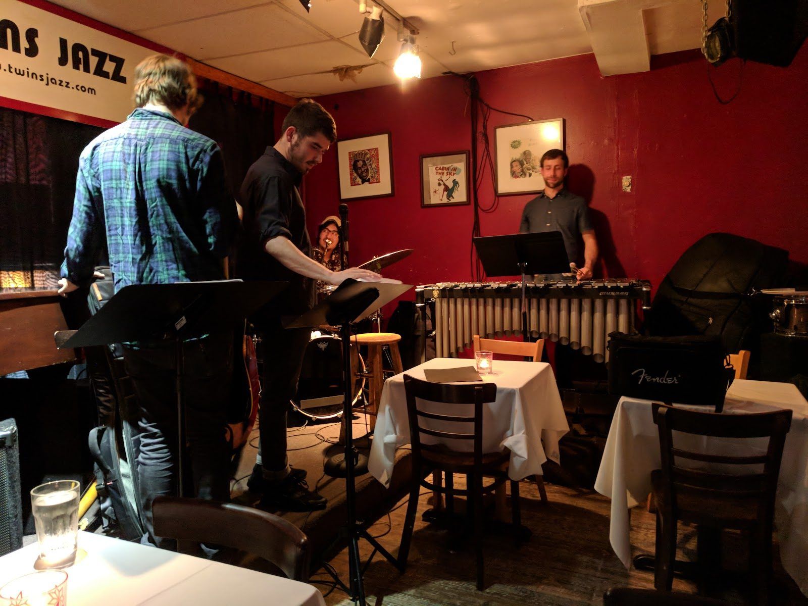 Twins Jazz Washington DC bar interior
