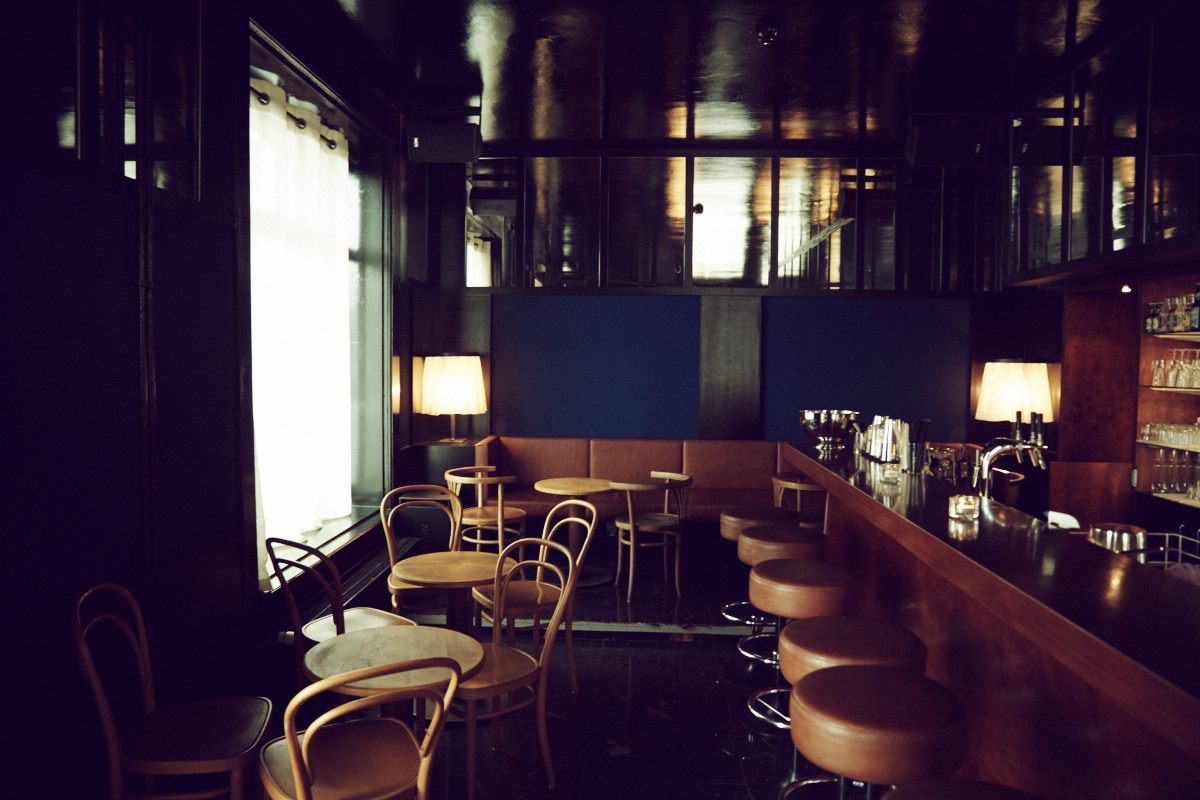 Hotel Bar cocktail bar interior, District 4 Zurich