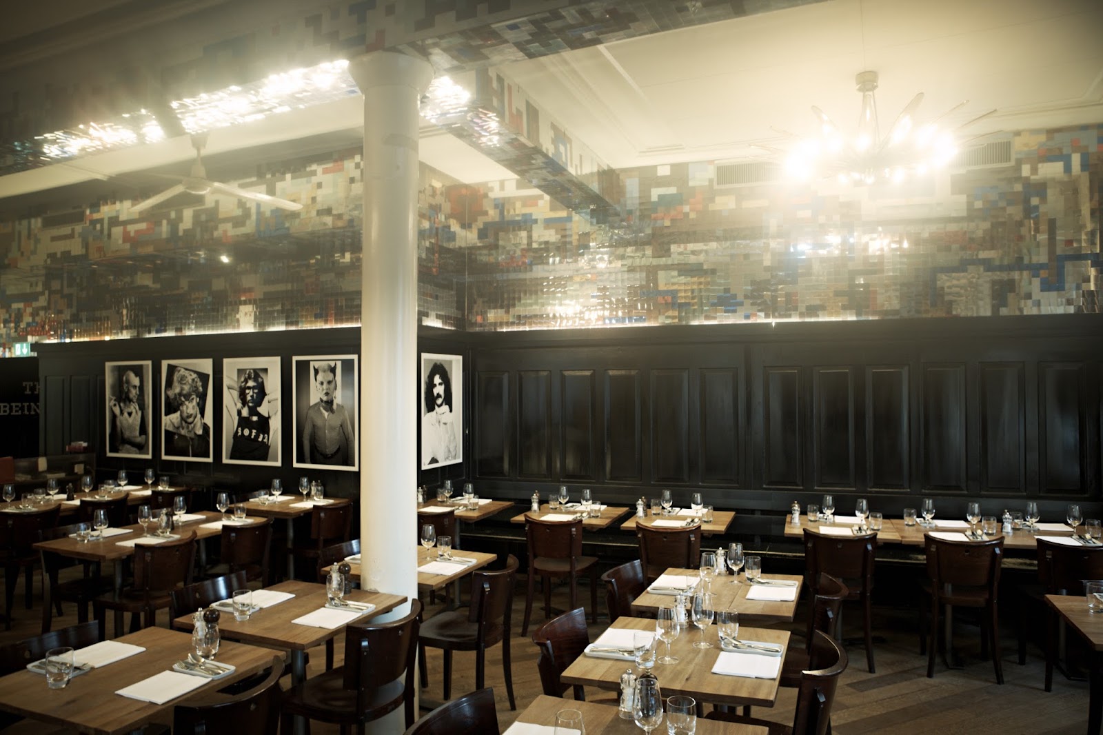 Josef restaurant and bar in Zurich's Kreis 5 industrial district