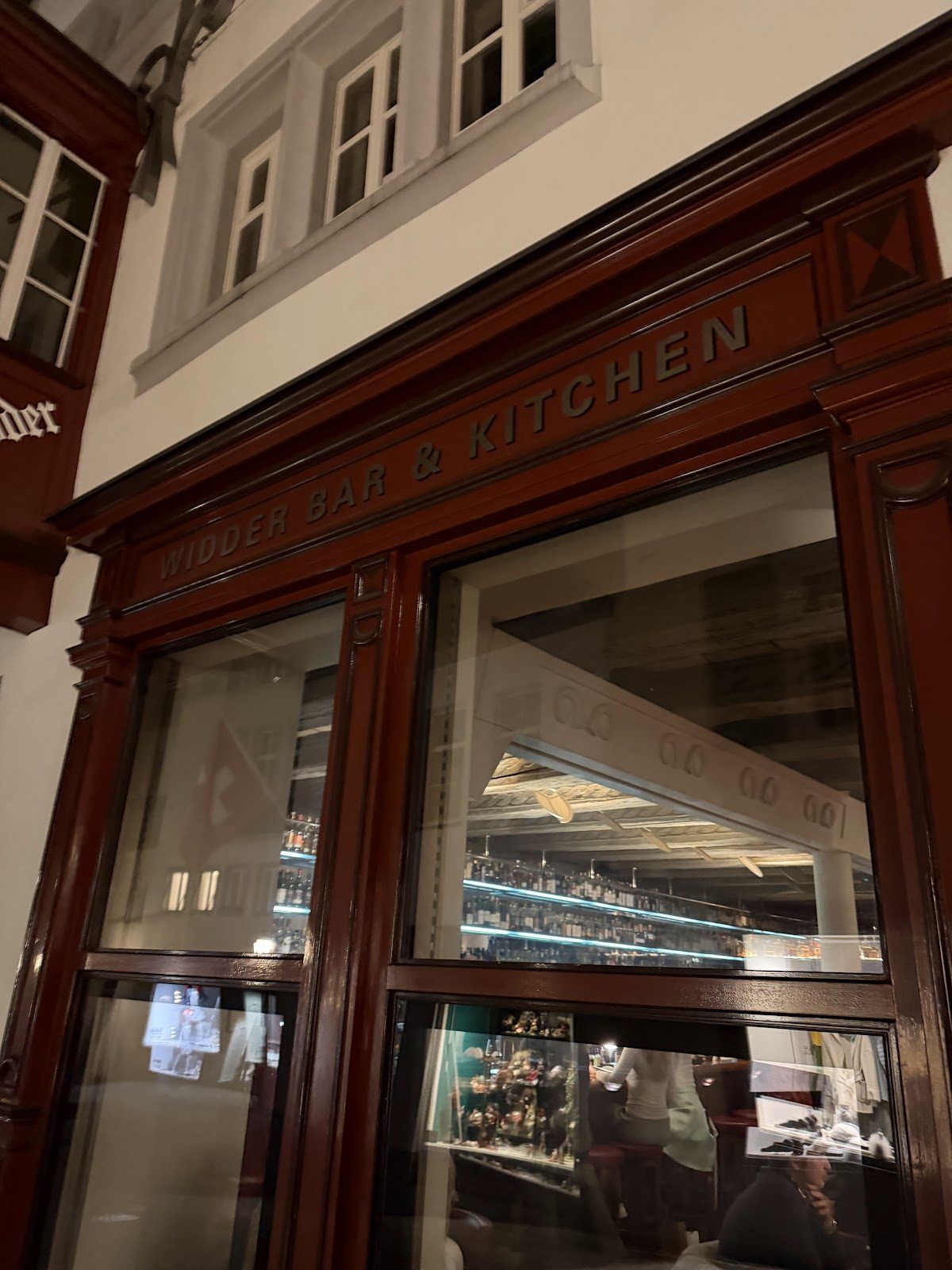 Widder Bar, Zurich