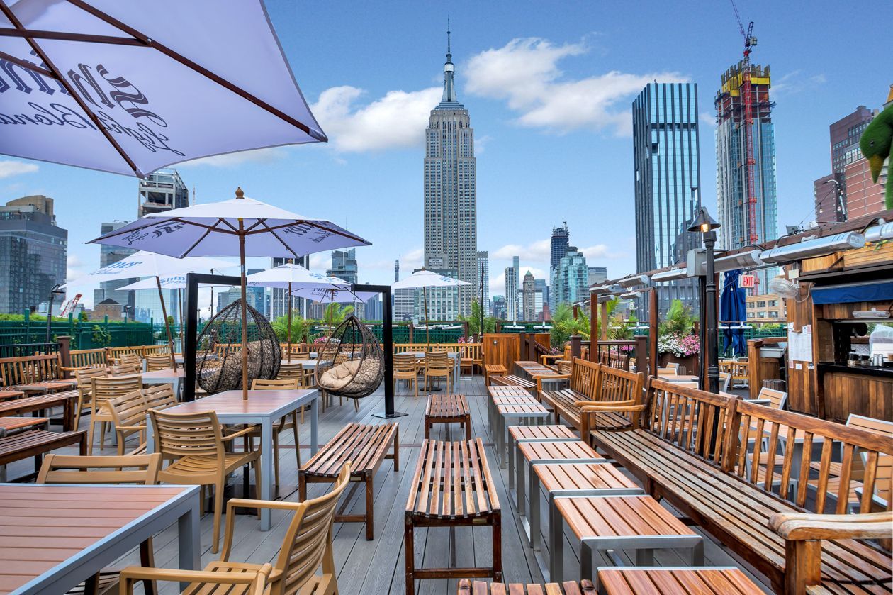 Rooftop bars New York City skyline