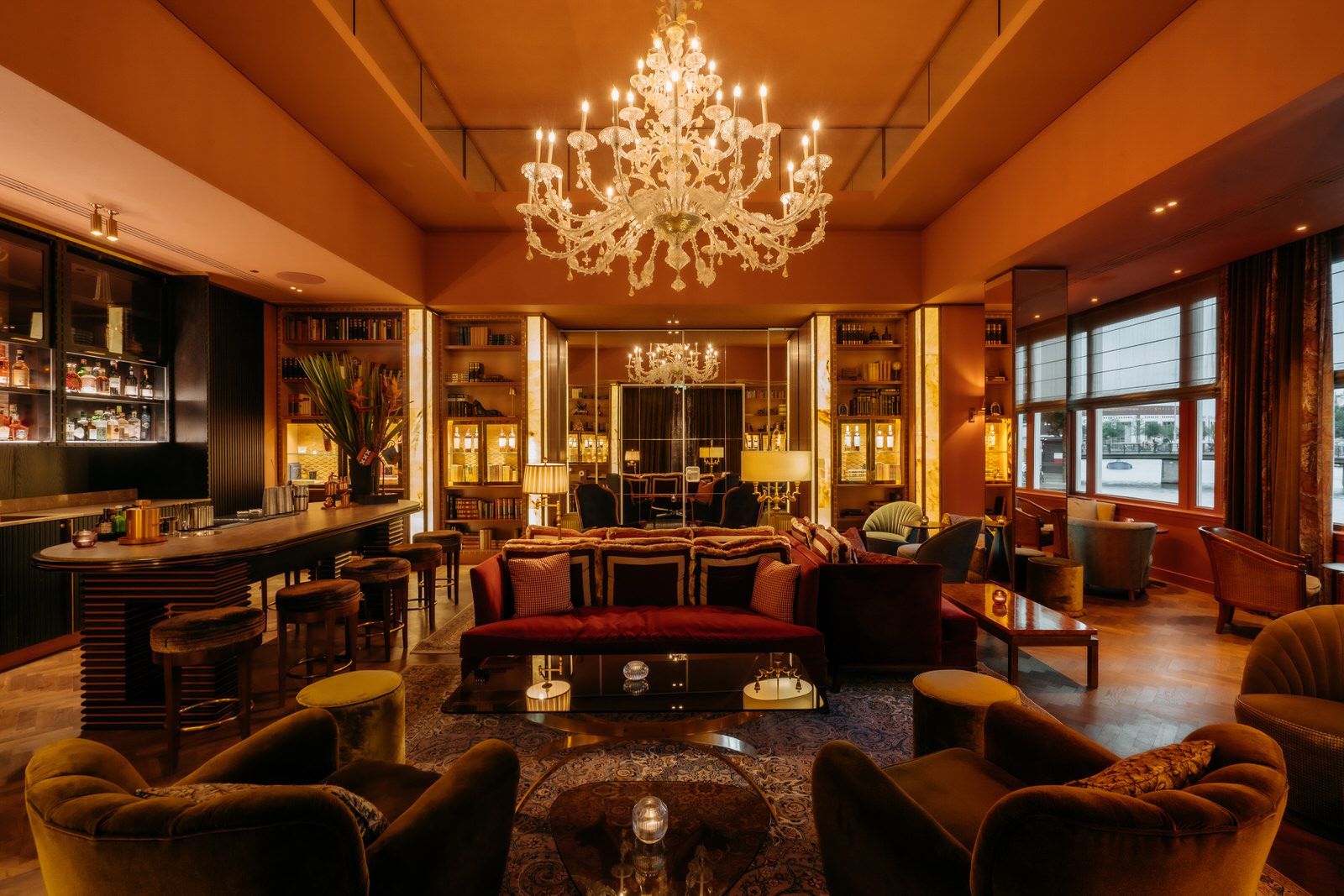 Cafe de Doelen Amsterdam bar interior