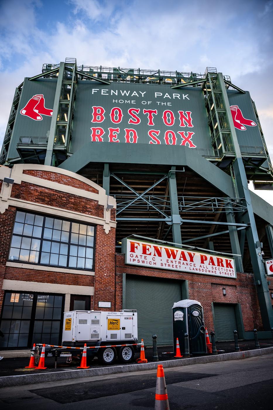 Sports bar atmosphere in Boston
