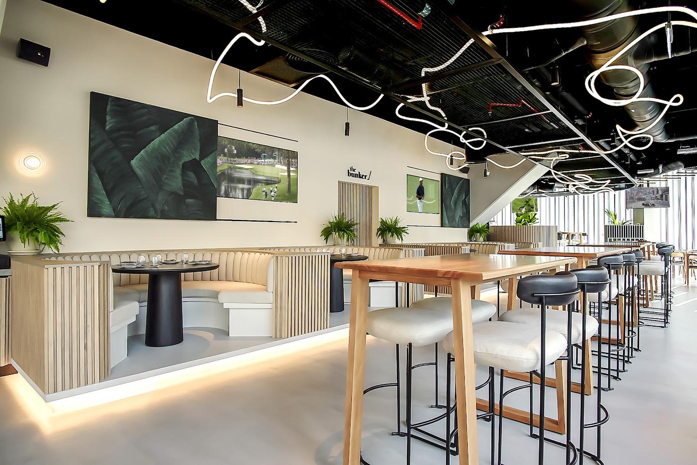 The Huddle sports bar and grill interior at Citymax Bur Dubai, Mankhool
