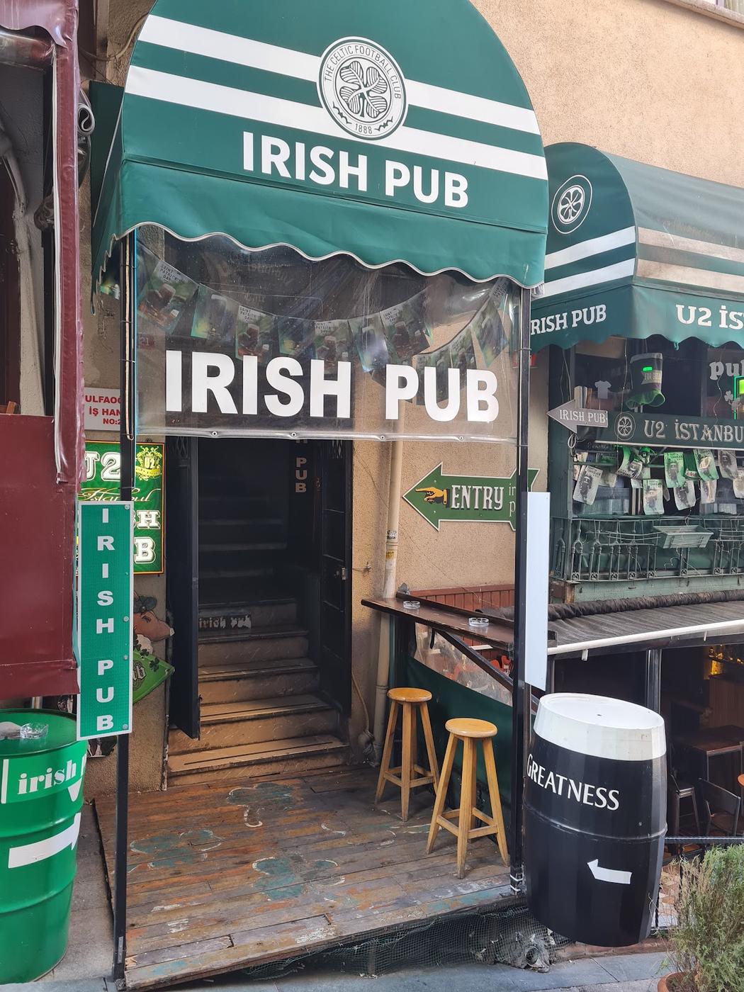 The Dubliner Irish sports pub interior near Taksim, Istanbul