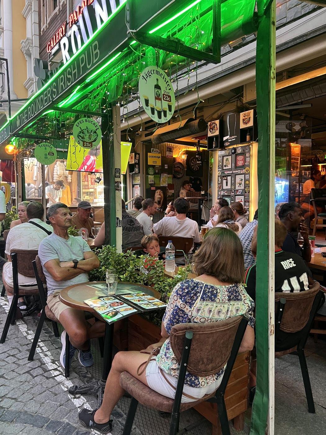 Red River Pub sports bar interior in Sirkeci, Istanbul