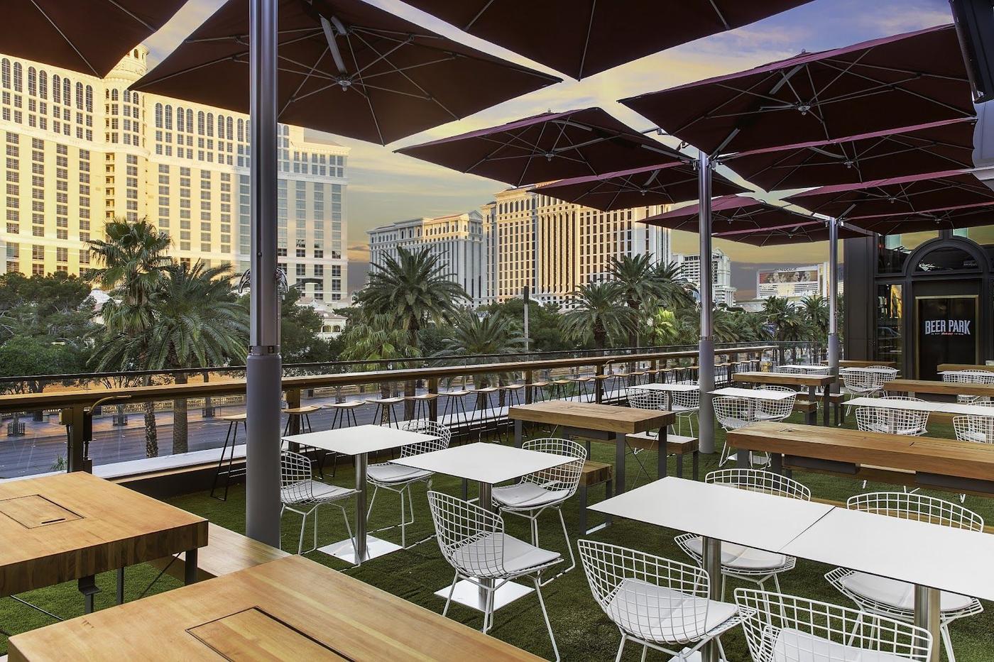 Sports bar screens in Las Vegas