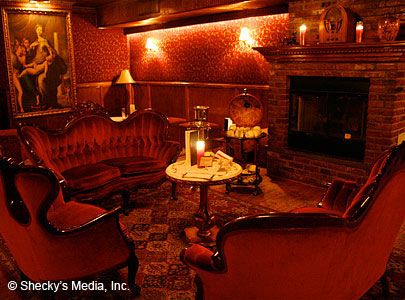 Bohemian Hall and Beer Garden New York bar interior